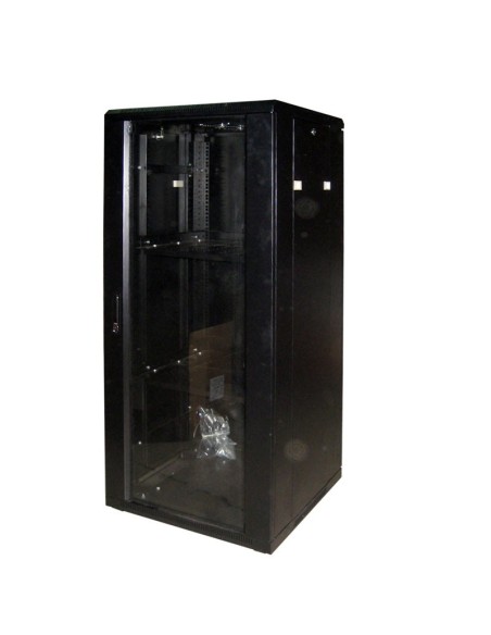 Airpace Sam-776N Sam-776N Rack de guarda-roupa 27u alto e tamanho exterior em mm de 600 (largura) x 600 (fundo) x 1333