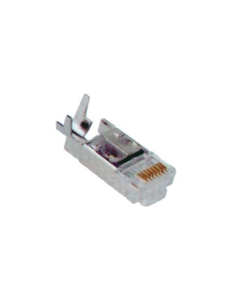 Airpace Sam-778 Sam-778 Conectores RJ45 / 8 Cat5e blindado para Crimp com clipe de malha