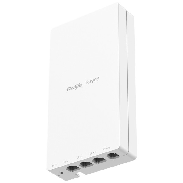 Reyee RG-APF1250 Reyee E-Lightening Pon - Wi-Fi 5 Wall Wall AP - Suporta 802.11 B / g / N / AC Onda 1 e 2 2.4GHz e 5GHz - 