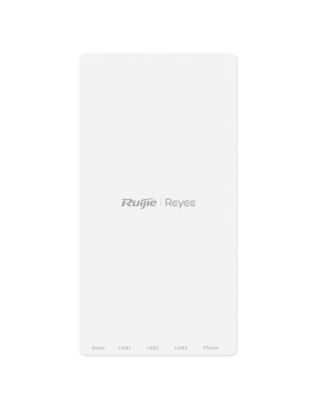 Reyee RG-APF1250 Reyee E-Lightening Pon - Wi-Fi 5 Wall Wall AP - Suporta 802.11 B / g / N / AC Onda 1 e 2 2.4GHz e 5GHz - 