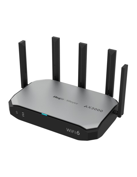 Reyee RG-EG105GW-X REYEE Wi-Fi Router com Mesh - Wi-Fi 6 2x2 | 5 Portas RJ45 10/100 / 1000 Mbps - Suporta até 4 WAN para 