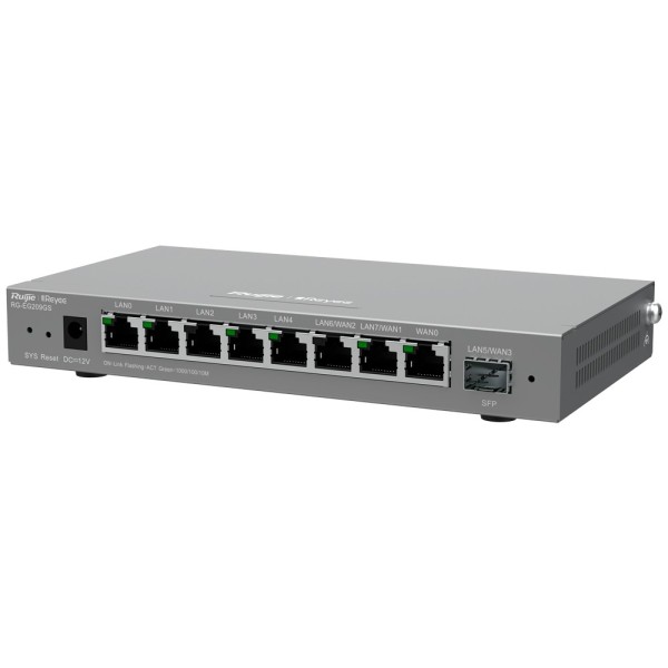 Acheter REYEE RG-EG209GS contrôleur de routeur Reyee gérable - 8 ports RJ45 10/100/1000 Mbps - 1 port SFP LAN/WAN - Prend en cha