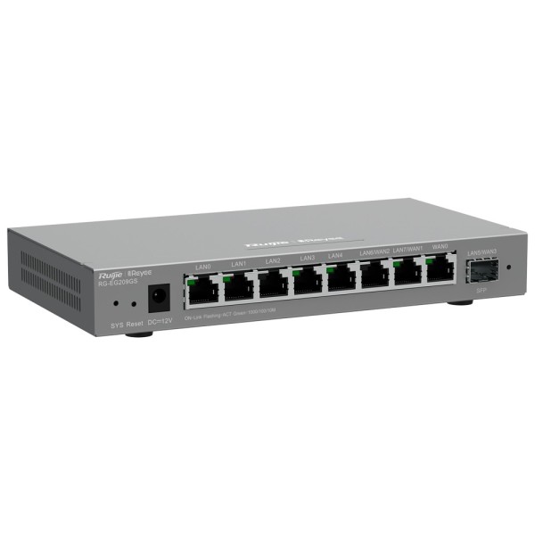 Comprar REYEE RG-EG209GS Reyee Router Controlador Gestionable - 8 Puertos RJ45 10/100 /1000 Mbps - 1 Puerto SFP LAN/WAN - Admite