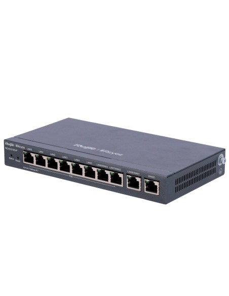 Acheter REYEE RG-EG210G-P Routeur Reyee PoE Contrôleur Cloud - 8 ports PoE+ RJ45 GE + 2 ports RJ45 GE - 10 ports RJ45 10/1