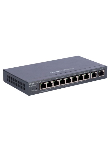 Acheter REYEE RG-EG210G-P Routeur Reyee PoE Contrôleur Cloud - 8 ports PoE+ RJ45 GE + 2 ports RJ45 GE - 10 ports RJ45 10/1