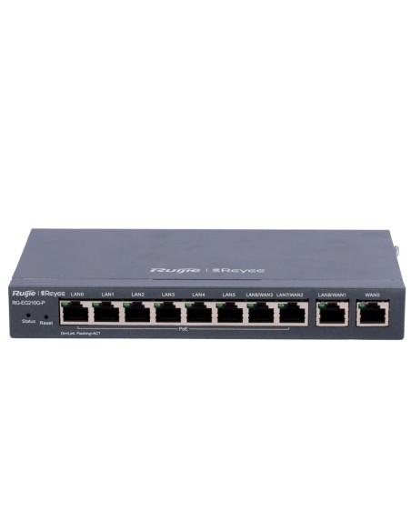 Kaufen REYEE RG-EG210G-P Reyee Router PoE-Controller Cloud – 8 PoE+-GE-RJ45-Ports + 2 GE-RJ45-Ports – 10 RJ45-Ports 10/1