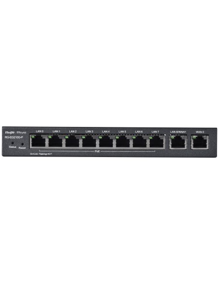 Kaufen REYEE RG-EG210G-P Reyee Router PoE-Controller Cloud – 8 PoE+-GE-RJ45-Ports + 2 GE-RJ45-Ports – 10 RJ45-Ports 10/1