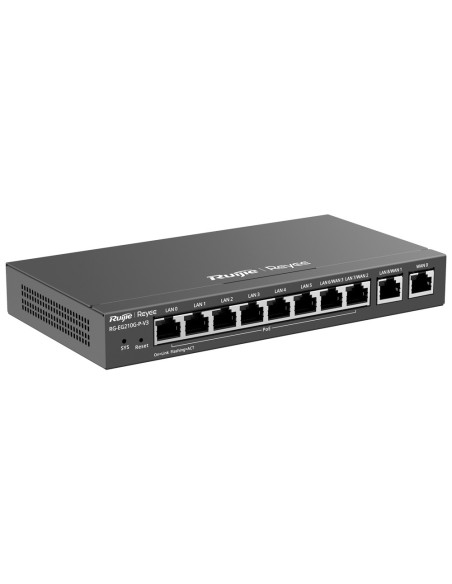 Comprar REYEE RG-EG210G-P-V3 Reyee Router PoE Controlador Cloud - 8 Puertos PoE+ RJ45 GE + 2 Puertos RJ45 GE - 10 Puertos RJ45 1