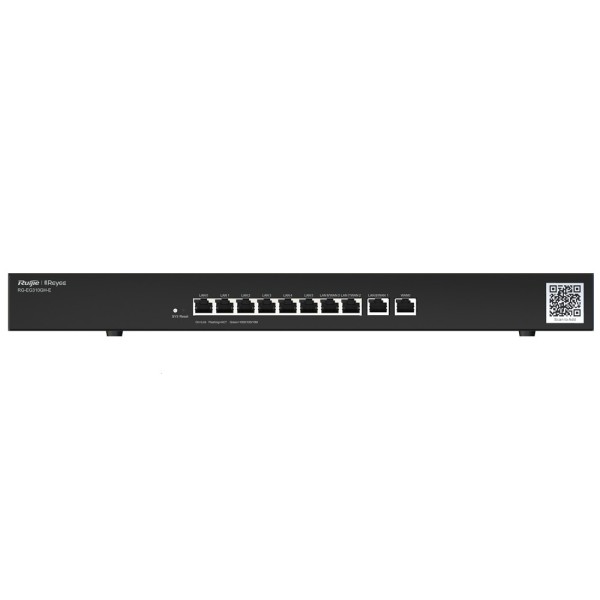 Reyee RG-EG310GH-E REYEE ROUTER COUTER CONTROLLER - 9 portas LAN + 1 Port WAN - 10 portas RJ45 10/100 / 1000 Mbps - Apoio