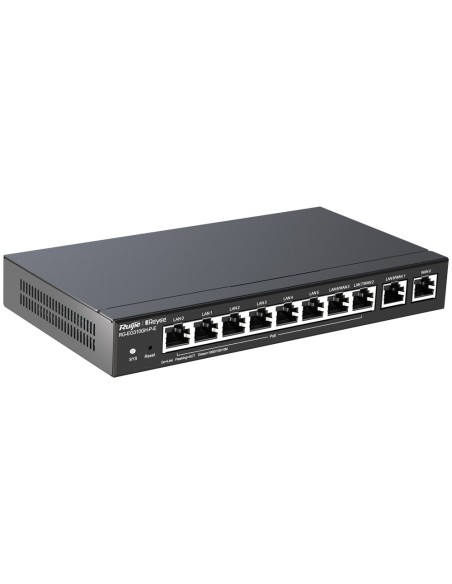 Reyee RG-EG310GH-P-EG310GH-P-E REYEE ROUTER COLEDOR POE Cloud - 9 GE LAN Ports + 1 GE WAN Port - 8 portas Poe + 802.3AF / AT / A