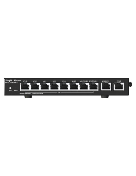 Reyee RG-EG310GH-P-EG310GH-P-E REYEE ROUTER COLEDOR POE Cloud - 9 GE LAN Ports + 1 GE WAN Port - 8 portas Poe + 802.3AF / AT / A