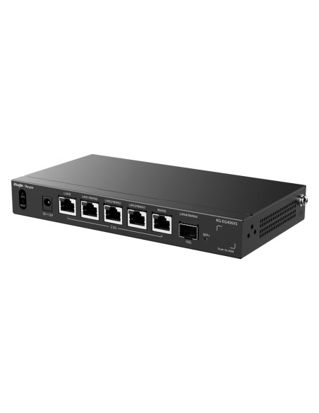 Kaufen REYEE RG-EG406XS Reyee Router Cloud – 5 RJ45-Ports 2.5G + 1 SFP+ 10-Gigabit – grundlegende Firewall-Funktionen – unterstü