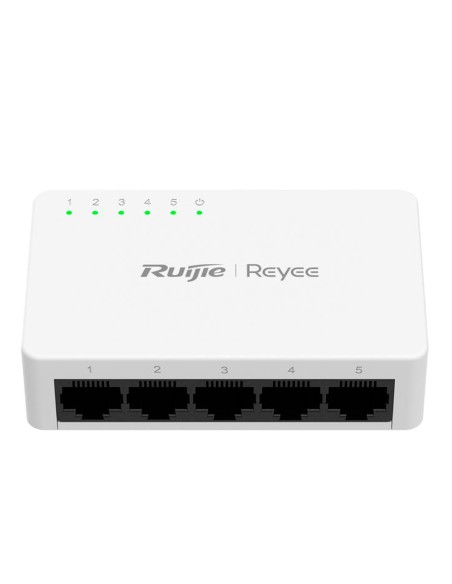 Acquista REYEE RG-ES05G-L switch Reyee da tavolo - scocca in plastica - 5 porte RJ45 - velocità 10/100/1000 Mbps - Plug and Play