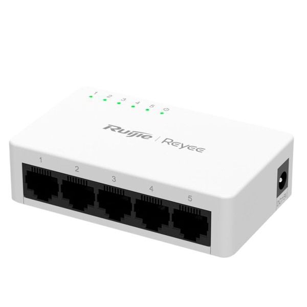 Kaufen REYEE RG-ES05G-L Reyee Desktop-Switch – Kunststoffgehäuse – 5 RJ45-Ports – Geschwindigkeit 10/100/1000 Mbit/s – Plug-and-