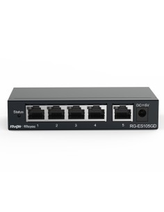 Acquistare REYEE RG-ES105GD Reyee Switch da scrivania - Scocca in metallo - 5 porte RJ45 - Velocità 10/100/1000 Mbps - Plug and 