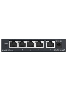 Acheter REYEE RG-ES105GD Switch Reyee de bureau - Boîtier en métal - 5 ports RJ45 - Vitesse 10/100/1000 Mbps - Plug and Play - 2