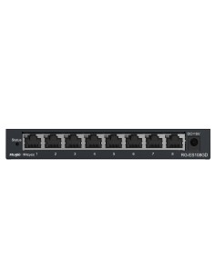 Acheter REYEE RG-ES108GD Switch de bureau Reyee - Boîtier en métal - 8 ports RJ45 - Vitesse 10/100/1000 Mbps - Plug and Play - 2