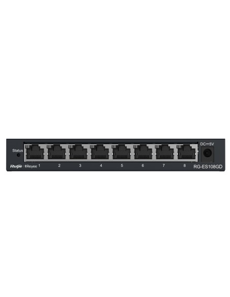 Kaufen REYEE RG-ES108GD Reyee Desktop-Switch – Metallgehäuse – 8 RJ45-Ports – Geschwindigkeit 10/100/1000 Mbit/s – Plug-and-Play