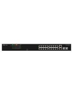 Acquistare REYEE RG-ES118FGS-LP Switch Reyee PoE da scrivania - Scocca in metallo - Installabile in rack - 16 porte RJ45 10/100  2