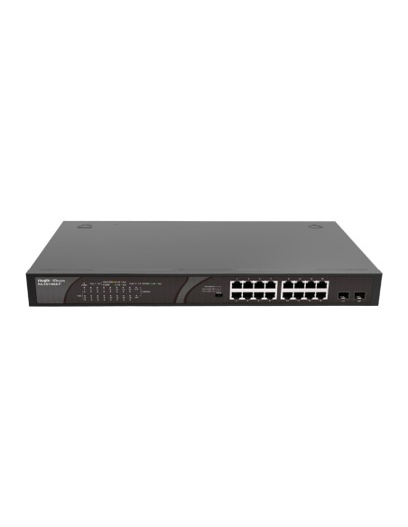 Comprar REYEE RG-ES118GS-P Reyee Switch PoE Sobremesa - 16 Puertos RJ45 + 2 Uplink SFP - 16 Puertos Gigabit + 2 Puertos Gigabit 