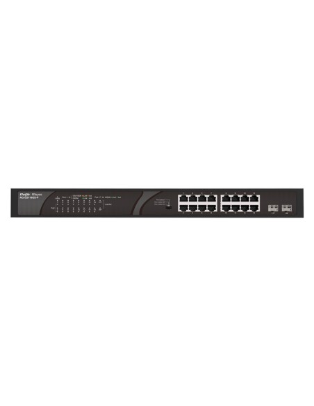 Comprar REYEE RG-ES118GS-P Reyee Switch PoE Sobremesa - 16 Puertos RJ45 + 2 Uplink SFP - 16 Puertos Gigabit + 2 Puertos Gigabit 