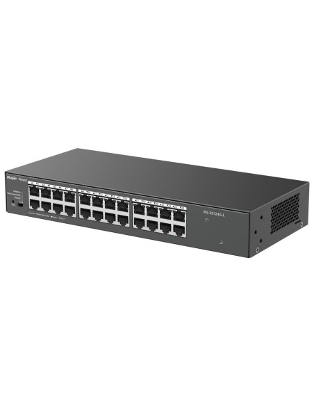 Acheter REYEE RG-ES124G-L Switch de bureau Reyee - Boîtier en métal - Montable en rack - 24 ports RJ45 - Vitesse 10/100/1000 Mbp