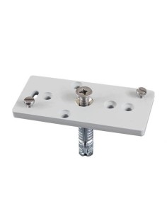 AlarmTech Dem-683 MP 500 Placa de montagem de metal para instalar o Dem-682 Detector em superfícies de tijolo, Hormre