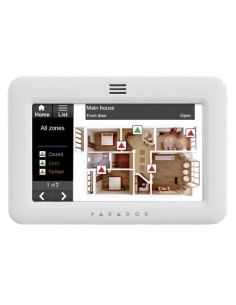 Paradoxo PAR-29L TM50-WH + SOL Grau 3 Teclado com tela sensível ao toque com sensores integrados de temperatura e umidade e lice