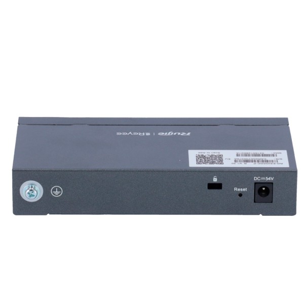 Reyee RG-ES205GC-P Switch REYEE POE Gerenciamento de nuvem - 4 portas Poe 802.3AF / AT + 1 UPLINK RJ45 - 4 RJ45 10/100 / 1000Mbp