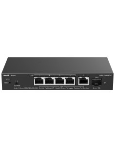Reyee RG-ES206MG-P REYEE Switch PoE Cloud Capa 2 - 5 posts PoE Multigigabit e 10Gbps SFP + - PoE 802.3AF / a 30W / máximo 