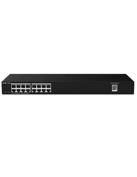 Comprar REYEE RG-ES216GC-V2 Reyee Switch Cloud - 16 puertos RJ45 Gigabit - Velocidad de puertos 10/100/1000 Mbps - Plug &amp; Pl