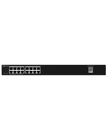 Reyee RG-ES216GC-V2 Reyee Switch Cloud - 16 portas RJ45 Gigabit - Velocidade do Porto 10/100/1000 Mbps - Plug & Amp Play - VLAN
