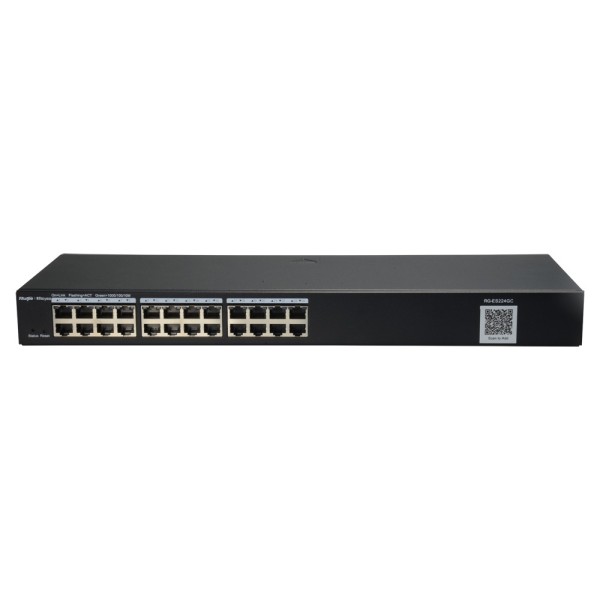 Comprar REYEE RG-ES224GC Reyee Switch Cloud - 24 puertos RJ45 Gigabit - Velocidad de puertos 10/100/1000 Mbps - Plug &amp; Play 
