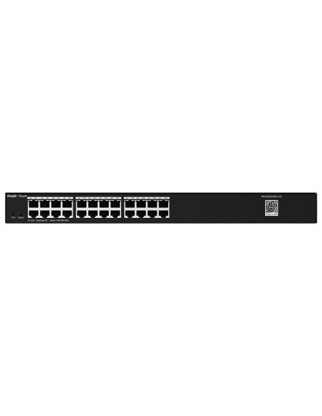Reyee RG-ES224GC-V2 Reyee Interruptor Cloud - 24 portas RJ45 Gigabit - Velocidade do Porto 10/100/1000 Mbps - Plug & Amp Play - 