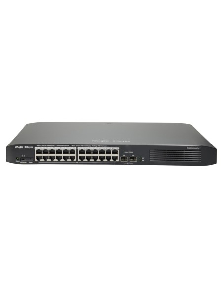 Comprar REYEE RG-ES226GC-P Reyee Switch PoE Cloud Gestionable - 24 puertos PoE 802.3af/at + 2 SFP - 24 RJ45 10/100/1000Mbps + 2 