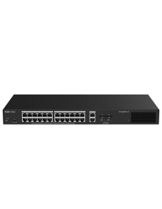 Comprar REYEE RG-ES228GS-LP Reyee Switch PoE Cloud Gestionable - 24 PoE 802.3af/at + 2 SFP + 2 uplink RJ45 - 26 RJ45 10/100/1000