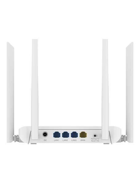 Reyee RG-EW1200 Reyee Router Mesh Wi-Fi 5 AC1200 - 4 portas RJ45 10/100 Mbps - 802.11ac de duplo fluxo e banda 2.4 e 5 GHz - GE