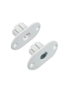 AlarmTech Dem-1085 MC 200-S12 Adaptador de plástico para a instalação de contatos magnéticos Dem-1021 (MC 240) e Dem-1076