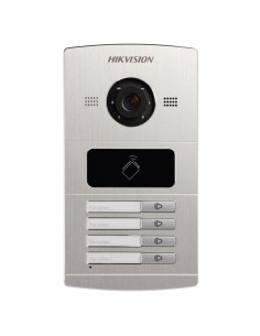 Acheter HIKVISION HIK-79 Station de visiophone IP extérieure avec quatre boutons d’appel et lecteur de cartes Mifare