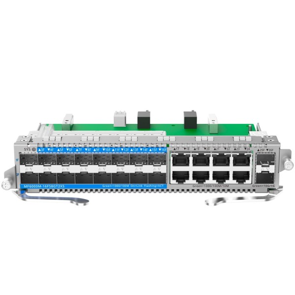 Reyee RG-MF6000m-16FS8GT2xs Reyee E-LigleTen Line Card - Cartão de Interface Modular Switch - Compatível com RG-NBF6002M -