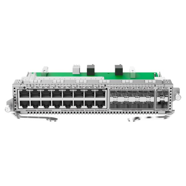 Reyee RG-MF6000M-16GT8SFP2XS Reyee E-Lightten Card - Cartão de interface de comutador modular - Compatível com RG-NBF6002M 