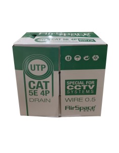 Airpace Sam-4444 SAM-4444 Rolo de 305 metros Cable UTP CAT5E 24AWG Flexível Halogênio Flexível e à prova de fogo