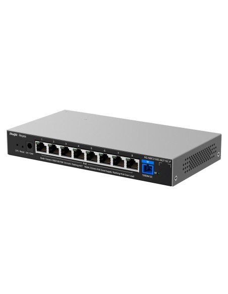 Comprar REYEE RG-NBF2100S-8GT1SC-P Reyee E-Lighten Switch PoE Cloud Capa 2 - 8 puertos RJ45 Gigabit  802.3af/at - 1 Puerto óptic