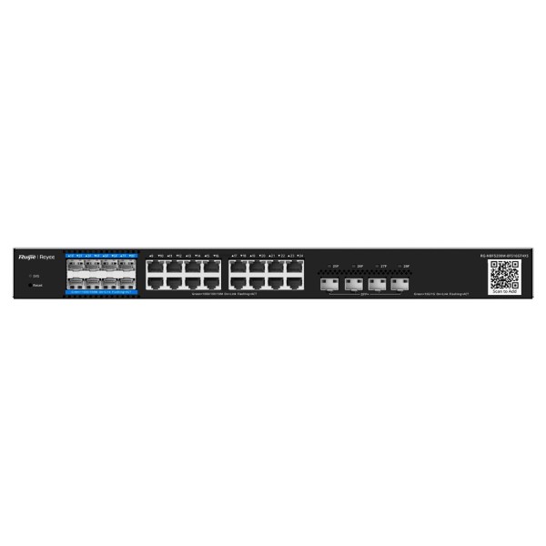 Comprar REYEE RG-NBF5200M-8FS16GT4XS Reyee E-Lighten Switch Cloud Capa 3 - 16 puertos RJ45 Gigabit + 4 puertos SFP+ 10 Gbps - 8 