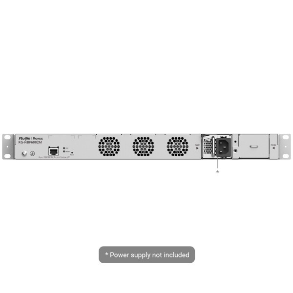 Reyee RG-NBF6002M Reyeee E-Light Modular Chassis Switch Layer 3 - 2 Slot de expansão (tamanho total de 1U) - até 16 portas 