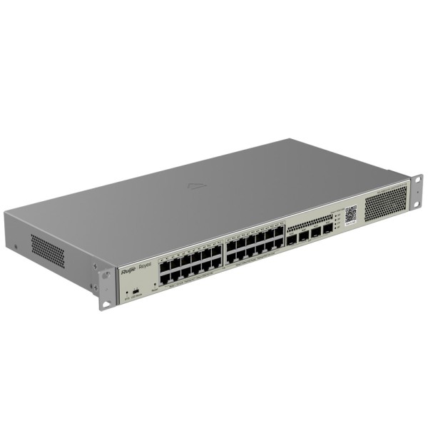 Reyee RG-NBS3100-24GT4SFP-P-V2 Reyee Switch Poe Cloud Capa 2+ - 24 PoE Gigabit + 4 SFP Gigabit - 30W por porta 802.3af
