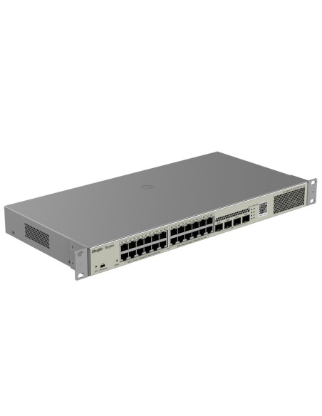Reyee RG-NBS3100-24GT4SFP-P-V2 Reyee Switch Poe Cloud Capa 2+ - 24 PoE Gigabit + 4 SFP Gigabit - 30W por porta 802.3af