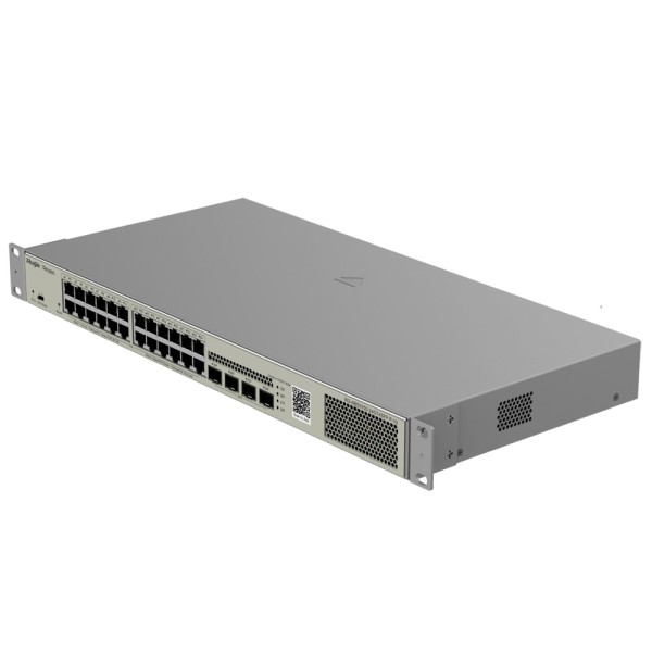 Reyee RG-NBS3100-24GT4SFP-P-V2 Reyee Switch Poe Cloud Capa 2+ - 24 PoE Gigabit + 4 SFP Gigabit - 30W por porta 802.3af