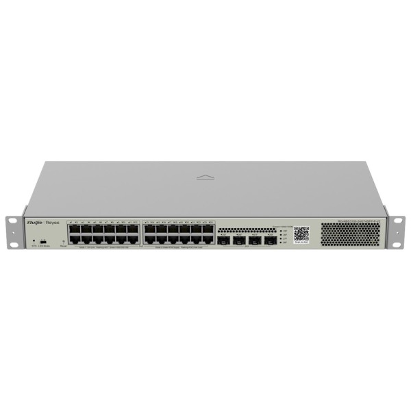 Acheter REYEE RG-NBS3100-24GT4SFP-V2 Ruijie Reyee Cloud switch L2 géré - 28 ports au total (24 GE / 4 liaisons montantes SFP) - 