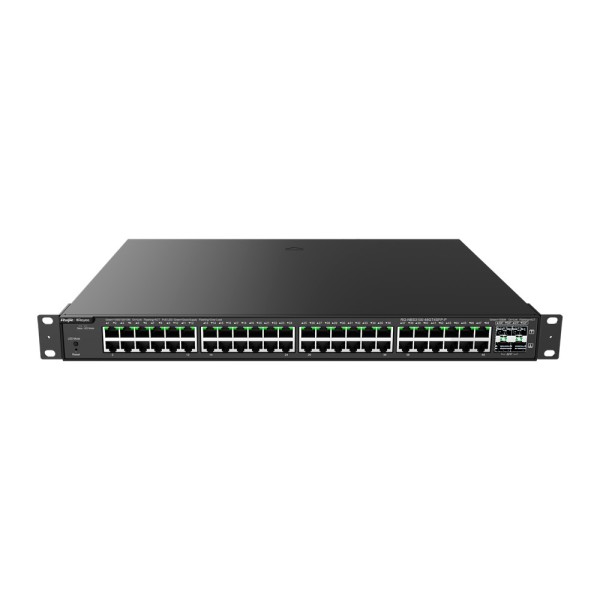 Reyee RG-NBS3100-48GT4SFP-P REYEE Switch POE nuvem Layer 2 - 48 PoE Gigabit + 4 SFP Gigabit - 30 W por porta 802.3AF / AT /